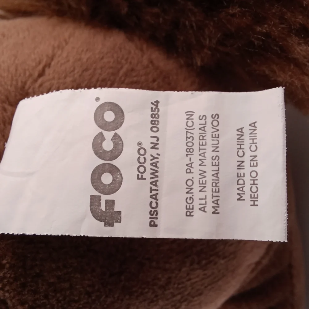 Brown Pony Horse Plushie with Red Accents